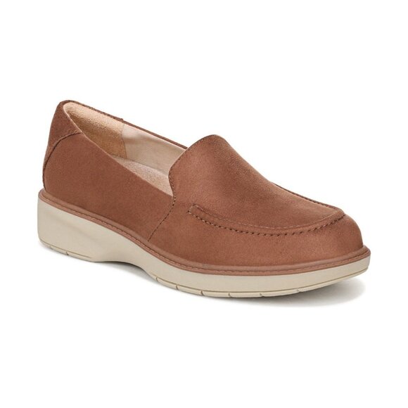 Dr. Scholl's Womens Calm Down Round Toe Slip On Loafers Honey Brown Size 8M NIB - Picture 1 of 3